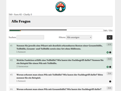 Alle Fragen aus dem Katalog der DGfM in der App PSV-Fragen (Screenshot)